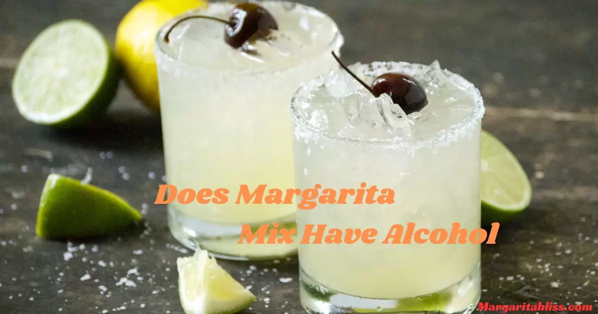 Does Margarita Mix Have Alcohol