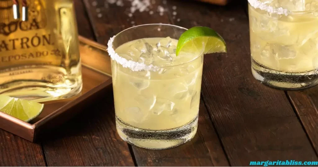 How many calories in a lime margarita on the rocks