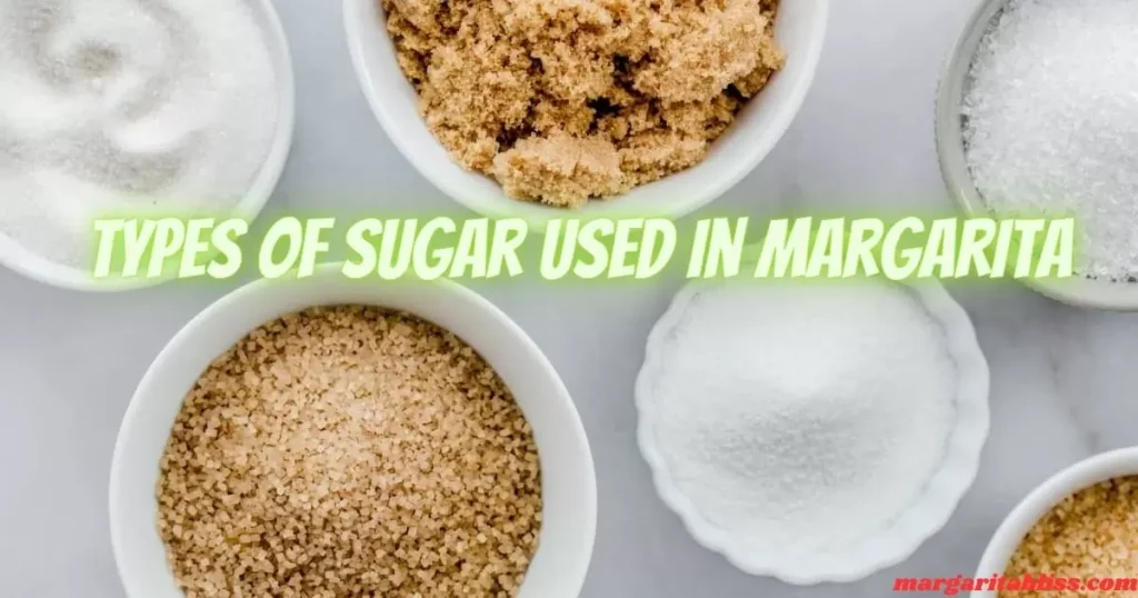 Types of Sugar Used